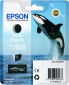  Original Epson C13T76084010 T7608 Tintenpatrone schwarz matt (ca. 1.100 Seiten) 